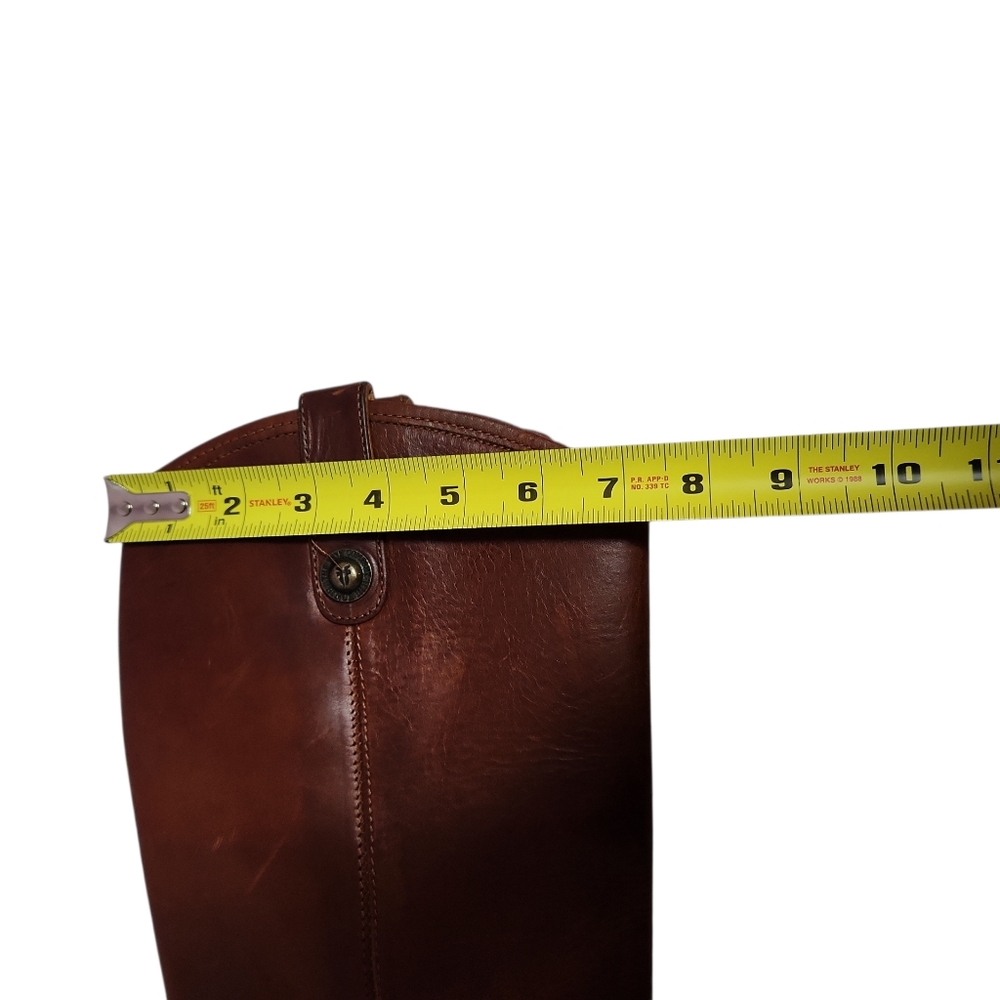 Frye Melissa Chesnut Tall Leather Boots - Picture 9 of 9